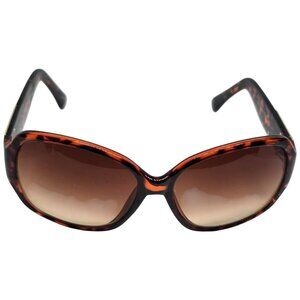 Steve Madden Tortoise Oversized Square Sunglasses SM893104 Gradient Brown Lenses
